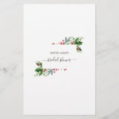 Winter Xmas Wie kent de bruid Vrijgezellenfeest sp (Achterkant)