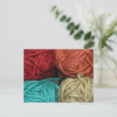Winter Yarn Briefkaart (Staand voorkant)