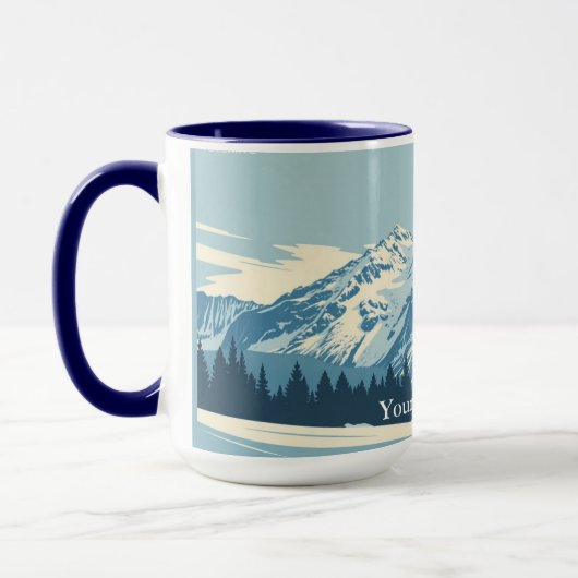 Winter Yosemite Valley: Retro Nationaal Park Mok (Links)