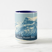 Winter Yosemite Valley: Retro Nationaal Park Mok (Midden)