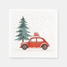 Winter, Yule & Kerstmis Feestelijke servetten