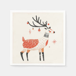 Winter, Yule & Kerstmis Feestelijke servetten