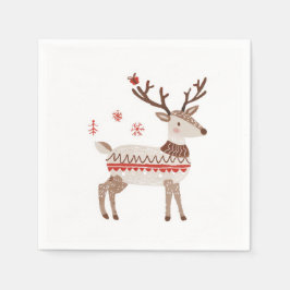 Winter, Yule & Kerstmis Feestelijke servetten