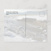 Winter, Zandstrand, Acadia National Park, ME Briefkaart (Achterkant)