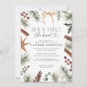 Winter Ze bindt het Vrijgezellenfeest van de Knoop Kaart (Voorkant)