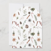 Winter Ze bindt het Vrijgezellenfeest van de Knoop Kaart (Achterkant)