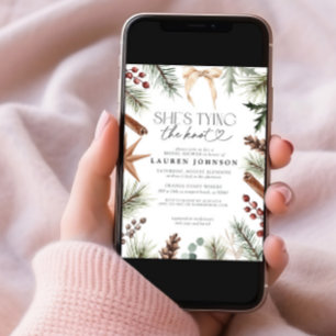 Winter Ze bindt het Vrijgezellenfeest van de Knoop Kaart