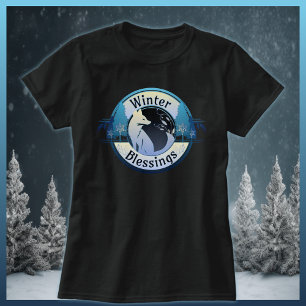 Winter Zegeningen Fox Badge T-shirt