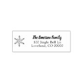 Winter zelfinkende rubber stempel (Design)