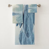 Winter Zen: Foggy Lake Balance Bad Handdoek (Insitu)