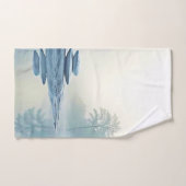 Winter Zen: Foggy Lake Balance Bad Handdoek (Handdoek)