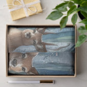 Winter Zonnewende Godin Bos-Thema tissuepapier (Geschenk)