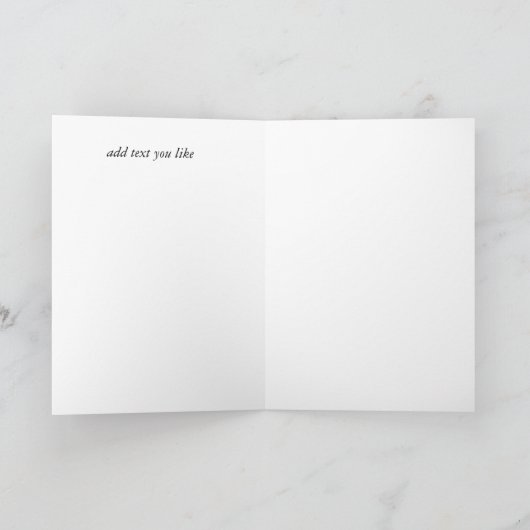 Winter zonsondergang herten kaart (Binnen)