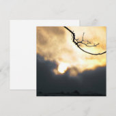 Winter Zonsopgang Telefoon Feestdagenkaart (Voorkant / Achterkant)