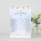 Winter Zou Moeder Liever Baby Shower Spel (Staand voorkant)