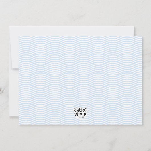 Winter Zwembad Party Brunette Haar Jongen Binnen Z Kaart (Achterkant)