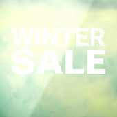 Winteraanbieding Bord Raamsticker (Vel 3)