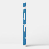 Winterachtergrond met deers (naadloos patroon) en Case-Mate iPhone case (Achterkant / Rechts)