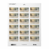 Winteradreslabel Etiket (Full Sheet)