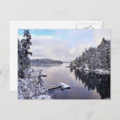 WinterAfbeelding Snow Briefkaart (Voorkant / Achterkant)