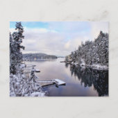 WinterAfbeelding Snow Briefkaart (Voorkant)