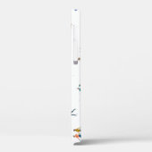 Winteralpen feestdagen: actieve mensen naadloos Case-Mate iPhone case (Achterkant / Links)