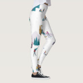 Winteralpen feestdagen: actieve mensen naadloos leggings (Rechts)