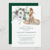 Winteranemoon handgeschilderd Vrijgezellenfeest Kaart (Voorkant / Achterkant)