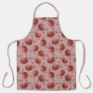 Winterappels dempen rode tinten schort