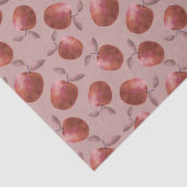 Winterappels dempen rode tinten tissuepapier (Detail)