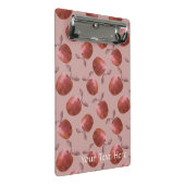 Winterappels gedempte rode tinten mini klembord (Schuin)