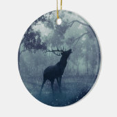 Winteravondhert Keramisch Ornament (Links)