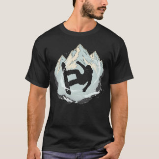 Winteravontuur Snowboarden Ski Sport Voor Mannen T-shirt
