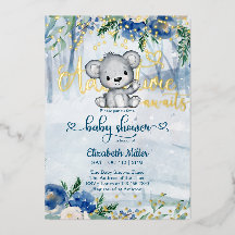 Winteravontuur wacht op poolbeer babyshower