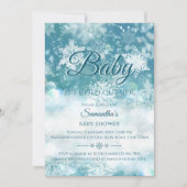 Winterbaby is het koud buiten baby shower kaart (Voorkant)