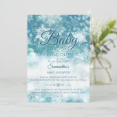 Winterbaby is het koud buiten baby shower kaart (Staand voorkant)