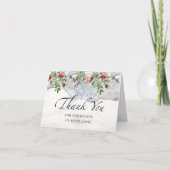 WinterBaby shower. Baby het is koud buiten Bedankkaart (Voorkant)