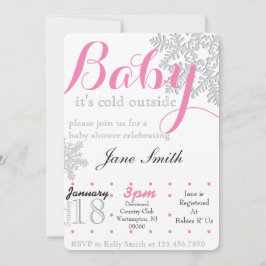 WinterBaby shower Kaart