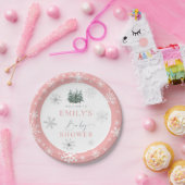 WinterBaby shower Papieren Bordje (Feest)
