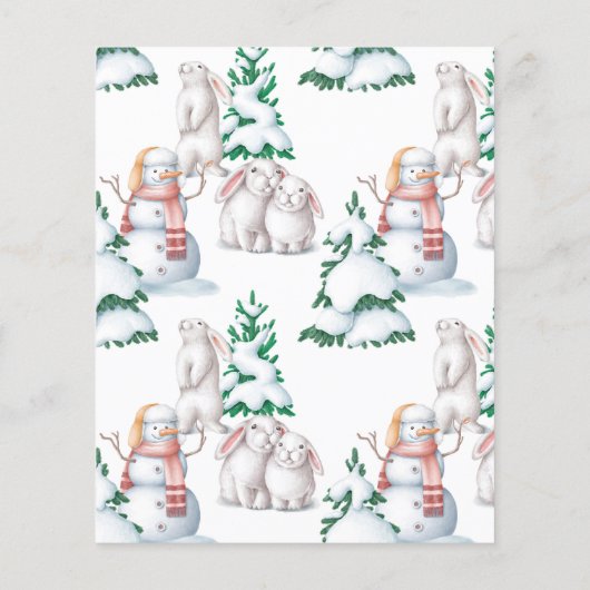 WinterBaby shower raad de Baby voedselkampen (Achterkant)