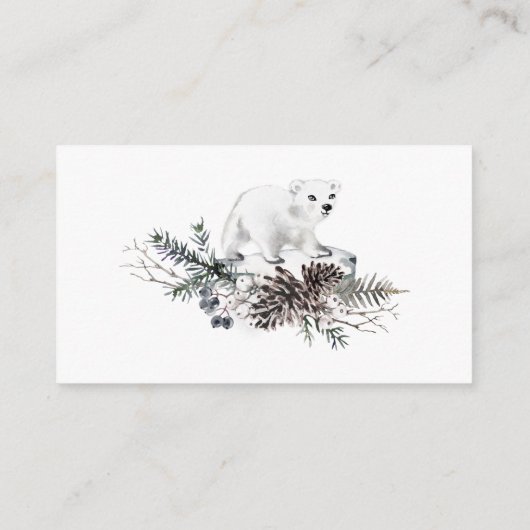 WinterBaby shower raad hoeveel Snoepjes er zijn Informatiekaartje (Achterkant)