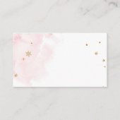 WinterBaby shower Slaaproze roerklep Informatiekaartje (Achterkant)