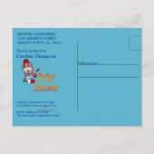 WinterBaby shower Uitnodiging Briefkaart (Achterkant)