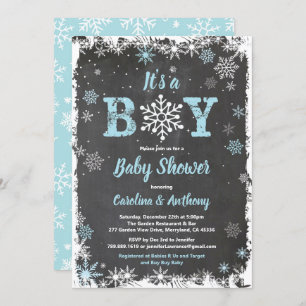 Winterbabybabysnowflake-alkbord Kaart