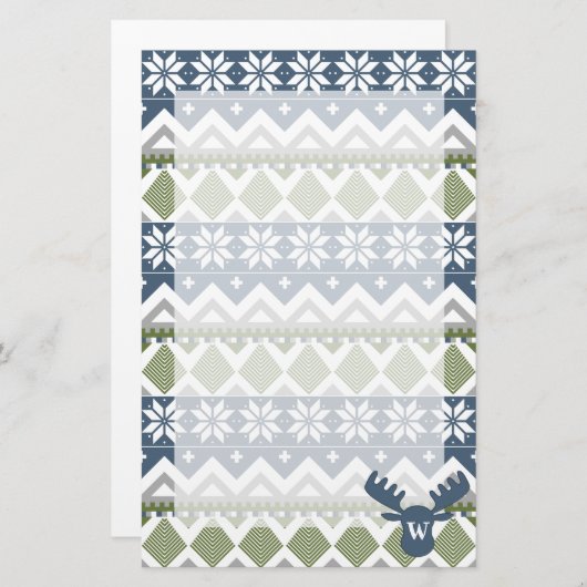 Winterbakkerij Briefpapier (Voorkant / Achterkant)