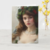  WinterBeauty Holiday Kaart (Gele Bloem)