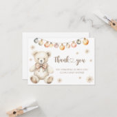 Winterbeer het is koud buiten dank je wel  kaart (Voorkant / Achterkant in situ)