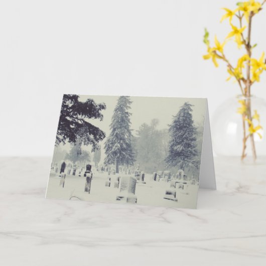 Winterbegraafplaats Kaart (Gele Bloem)