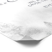 Winterberg Huwelijk Kies een Stoel Niet een Kant  Poster (Hoek)