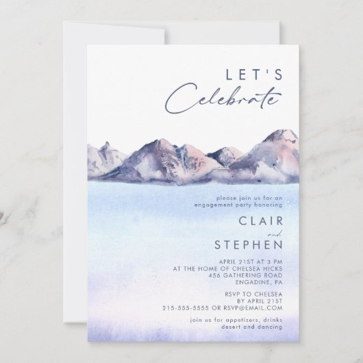 Winterberg Laten we de uitnodiging vieren (Voorkant)